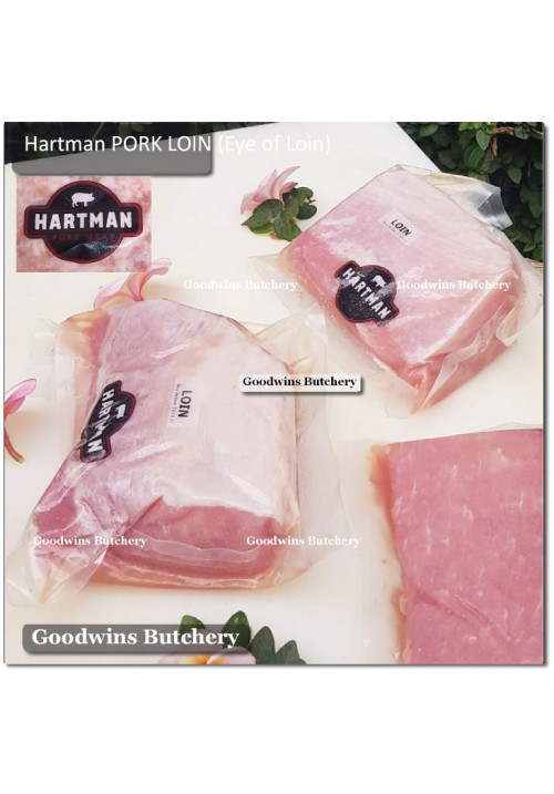 Pork EYE OF LOIN SKIN OFF Has Luar Karbonat Hartman Manado frozen (price/pc 800g)